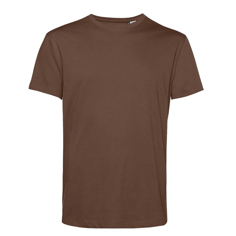 B&c Mens Organic E150 T-shirt (mocha) In Brown