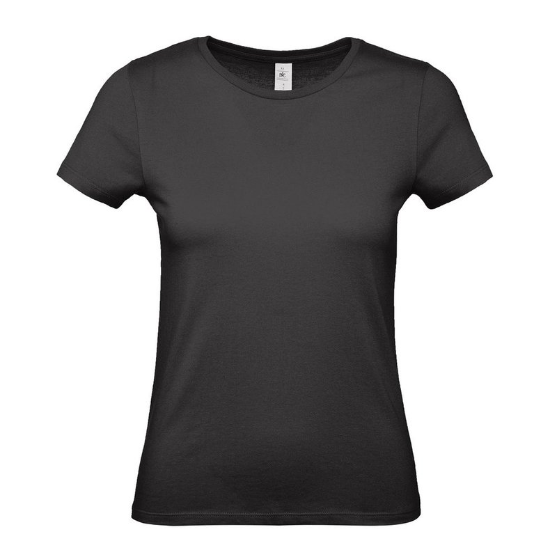 B&c Womens/ladies E150 T-shirt (black)