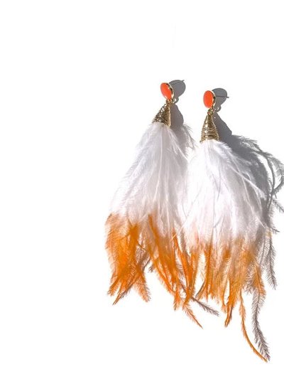 Babaloo Orange Crush Tassel Earrings product