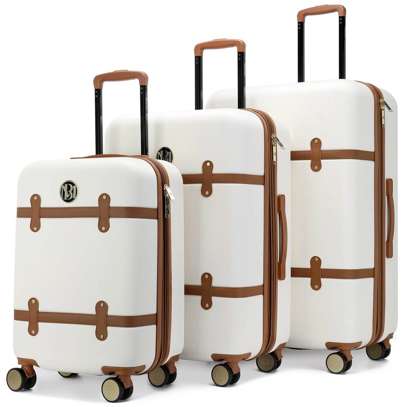 3-Piece Grace Luggage Set (White)