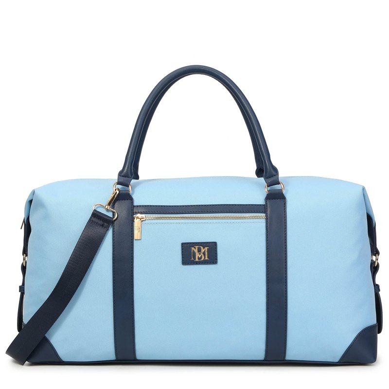Shop Badgley Mischka Barbara Weekender Tote Bag In Blue