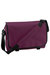 Bagbase Adjustable Messenger Bag (11 Liters) (Pack of 2) (Burgundy) (One Size) - Burgundy