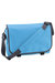 Bagbase Adjustable Messenger Bag (11 Liters) (Pack of 2) (Surf Blue/ Graphite Grey) (One Size) - Surf Blue/ Graphite Grey