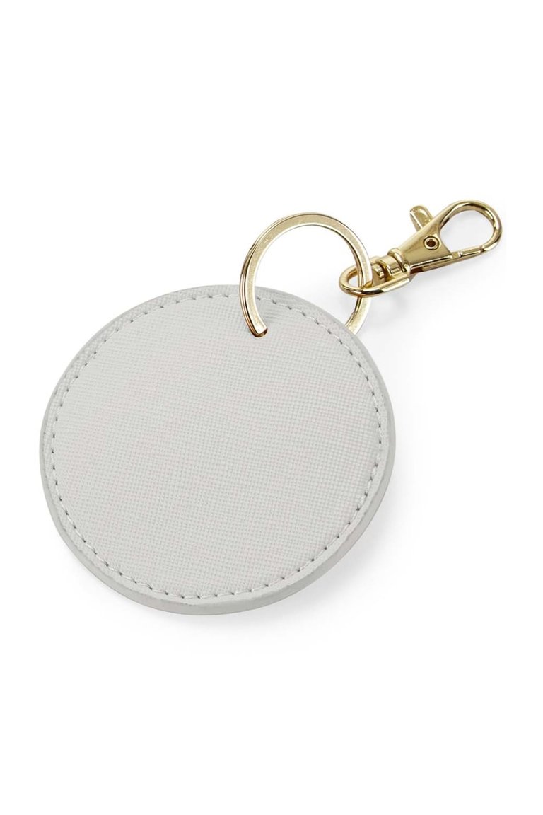 Bagbase Boutique Circular Key Clip - Soft grey