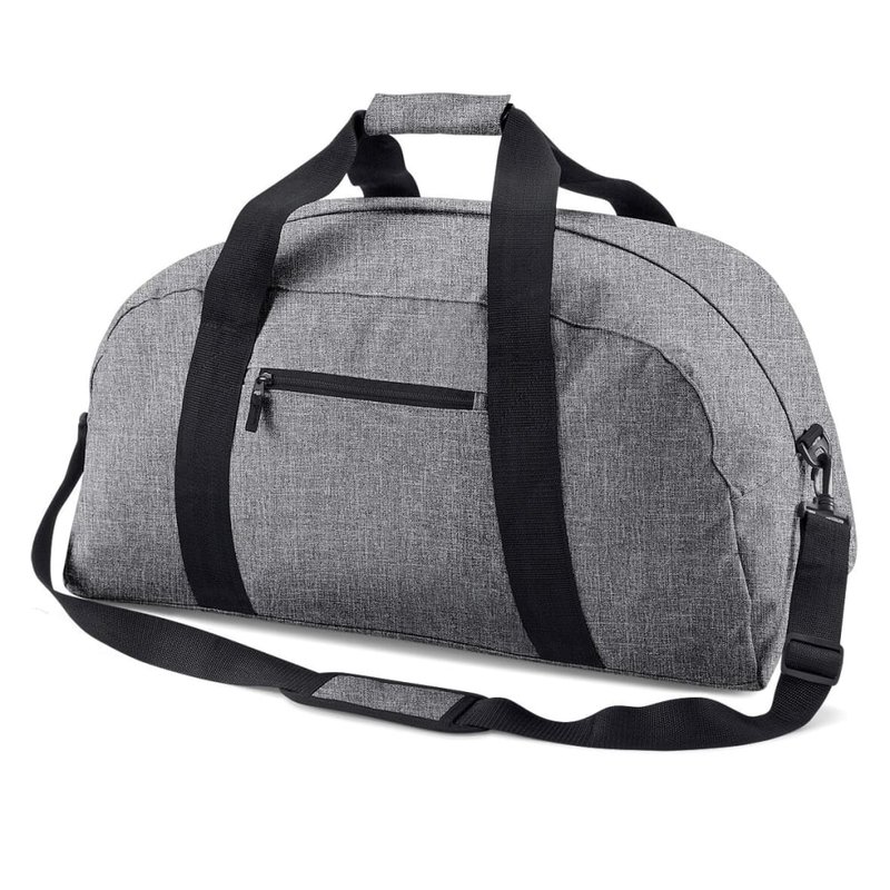 Bagbase Classic Holdall / Duffel Travel Bag (pack Of 2) (grey Marl) (one Size)
