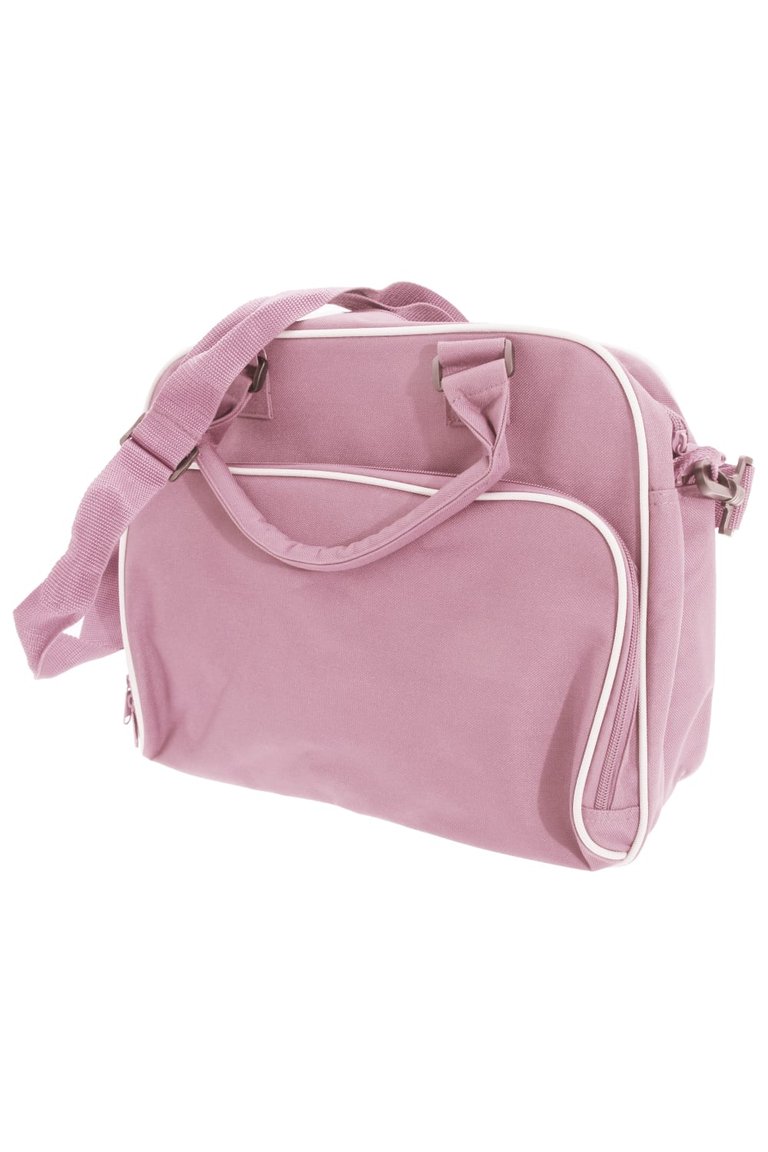 Bagbase Compact Junior Dance Messenger Bag (15 Liters) (Classic Pink/Light Grey) (One Size) - Classic Pink/Light Grey