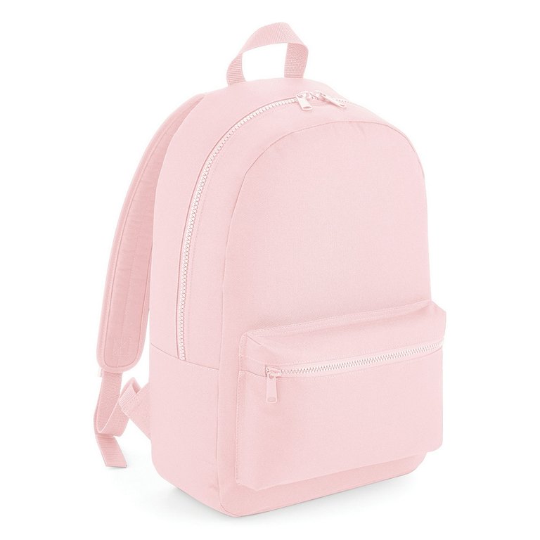 Bagbase Essential Tonal Knapsack Bag (Pack of 2) (Powder Pink) (One Size) - Powder Pink
