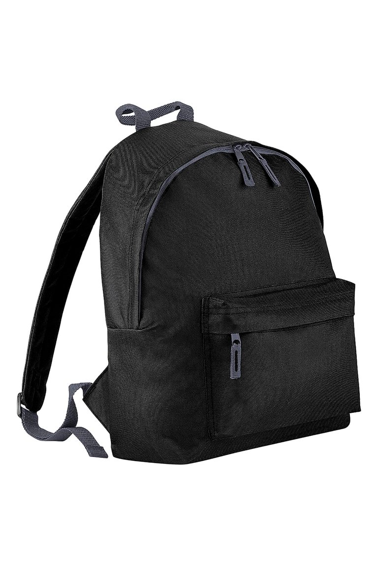 Bagbase Junior Fashion Backpack / Rucksack (14 Liters) (Pack of 2) (Black) (One Size) - Black