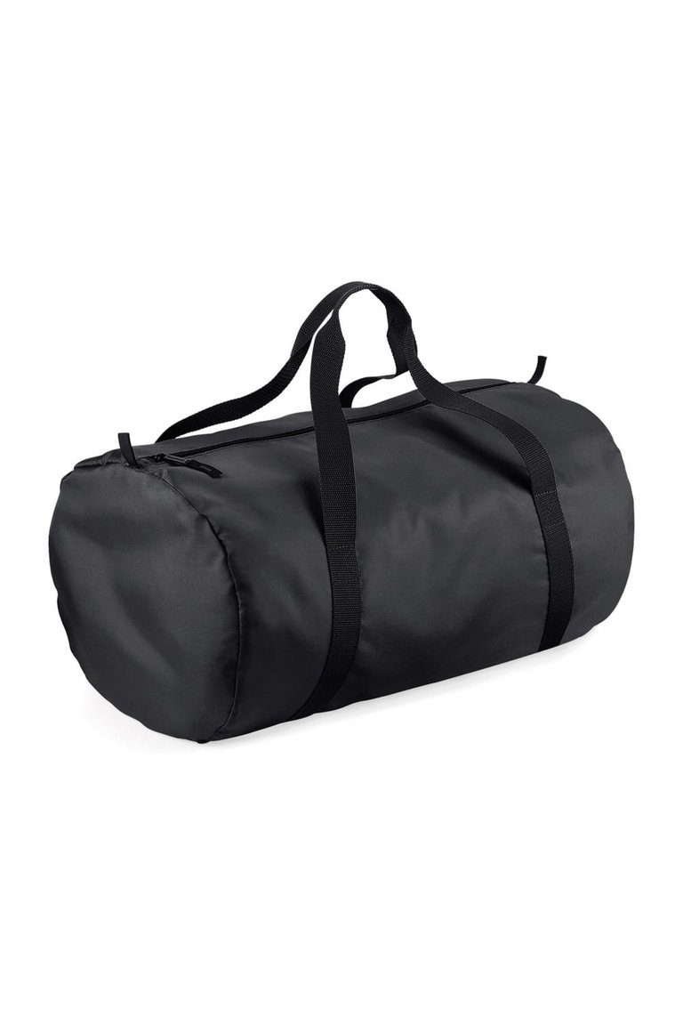 BagBase Packaway Barrel Bag/Duffel Water Resistant Travel Bag (8 Gallons) (Pack (Black/Black) (One Size) - Black/Black