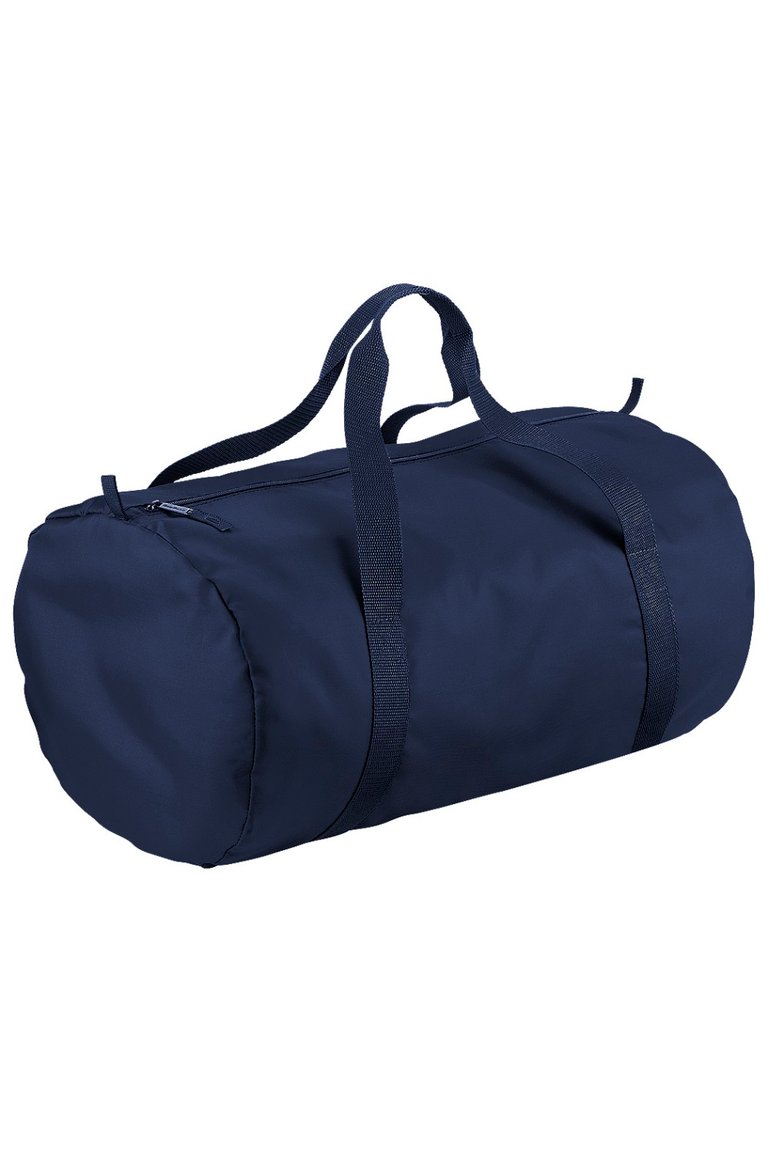 BagBase Packaway Barrel Bag/Duffel Water Resistant Travel Bag (8 Gallons) (Pack (French Navy/French Navy) (One Size) - French Navy/French Navy