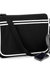 Bagbase Retro Adjustable Messenger Bag (12 Liters) (Black/White) (One Size)