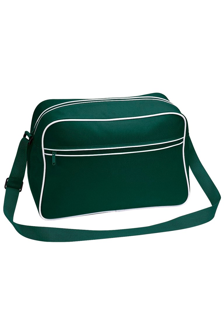 Bagbase Retro Adjustable Shoulder Bag (18 Liters) (Pack of 2) (Bottle/White) (One Size) - Bottle/White