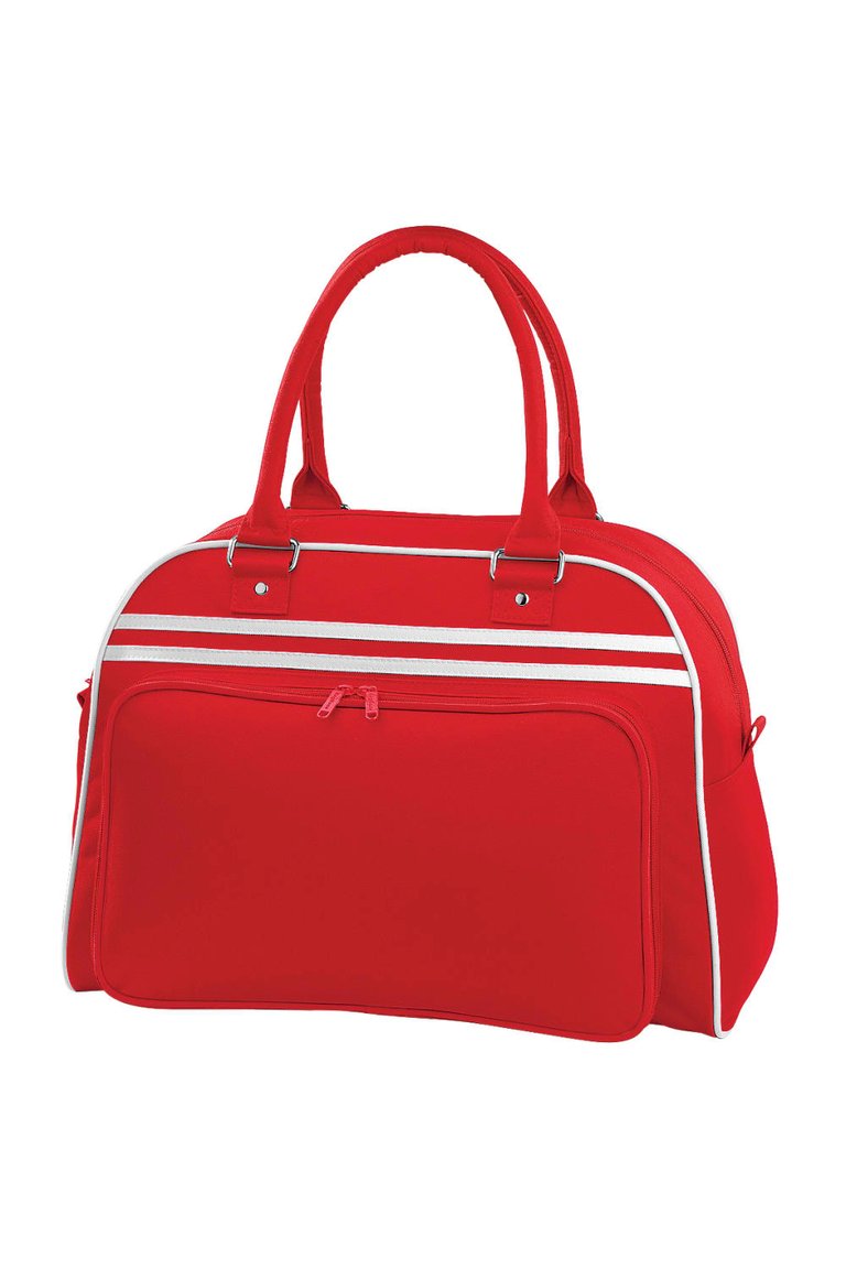 Bagbase Retro Bowling Bag (6 Gallons) (Pack of 2) (Classic Red/White) (One Size) - Classic Red/White