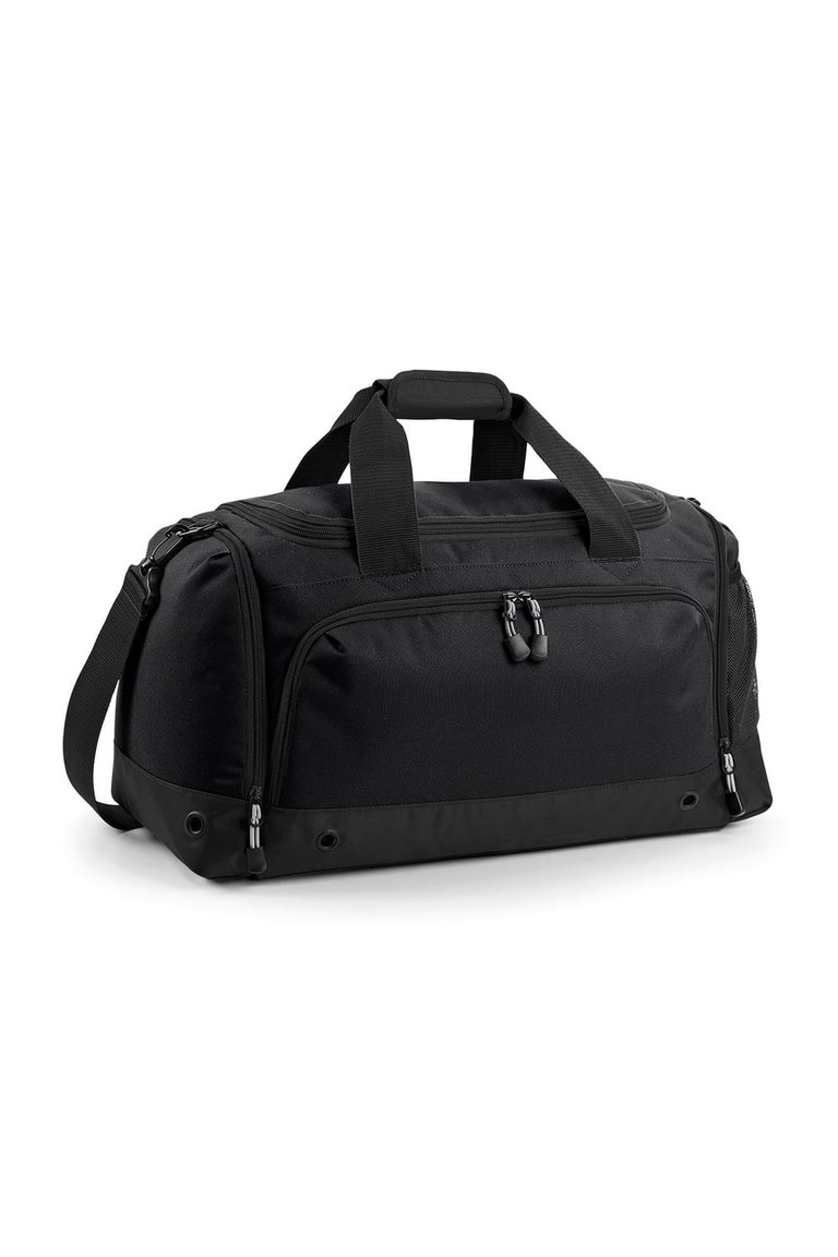 BagBase Sports Holdall / Duffel Bag (Black/Black) (One Size) - Black/Black