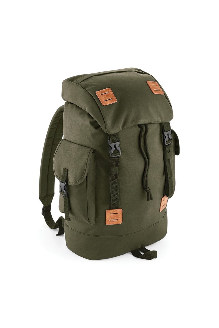 Bagbase Urban Explorer Knapsack Bag (Military Green/Tan) (One Size) - Military Green/Tan