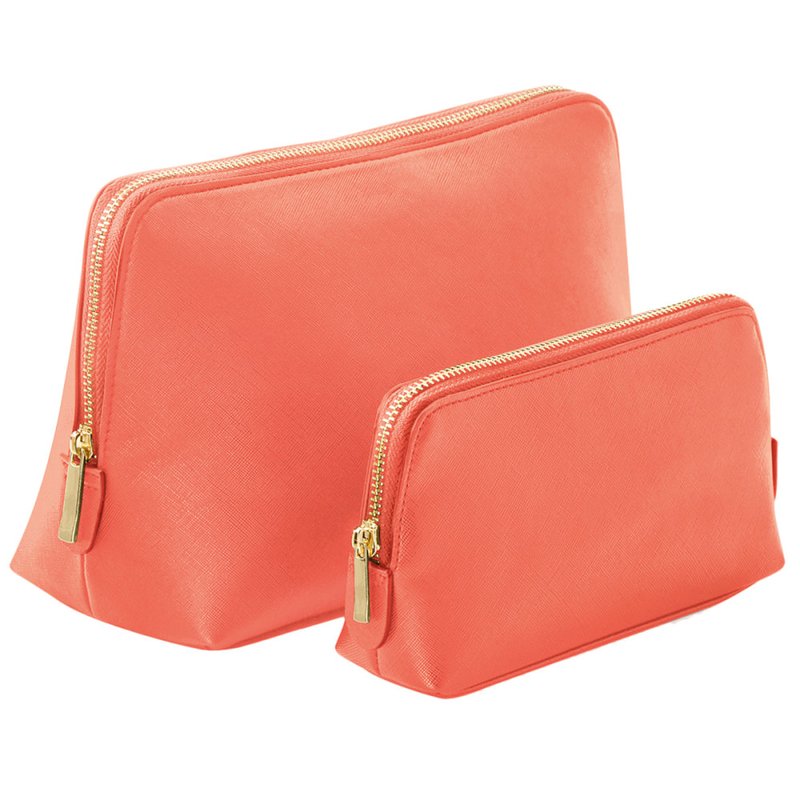 Bagbase Boutique Leather-look Pu Toiletry Bag In Orange
