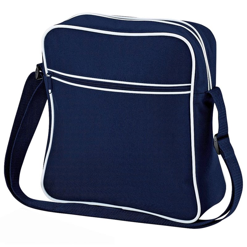 Bagbase Retro Flight / Travel Bag (1.8 Gallons) In Blue