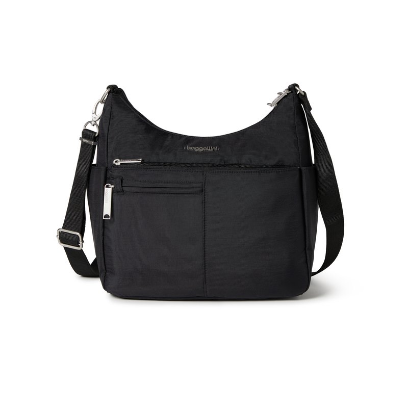 Baggallini Anti-theft Free Time Crossbody Bag In Black