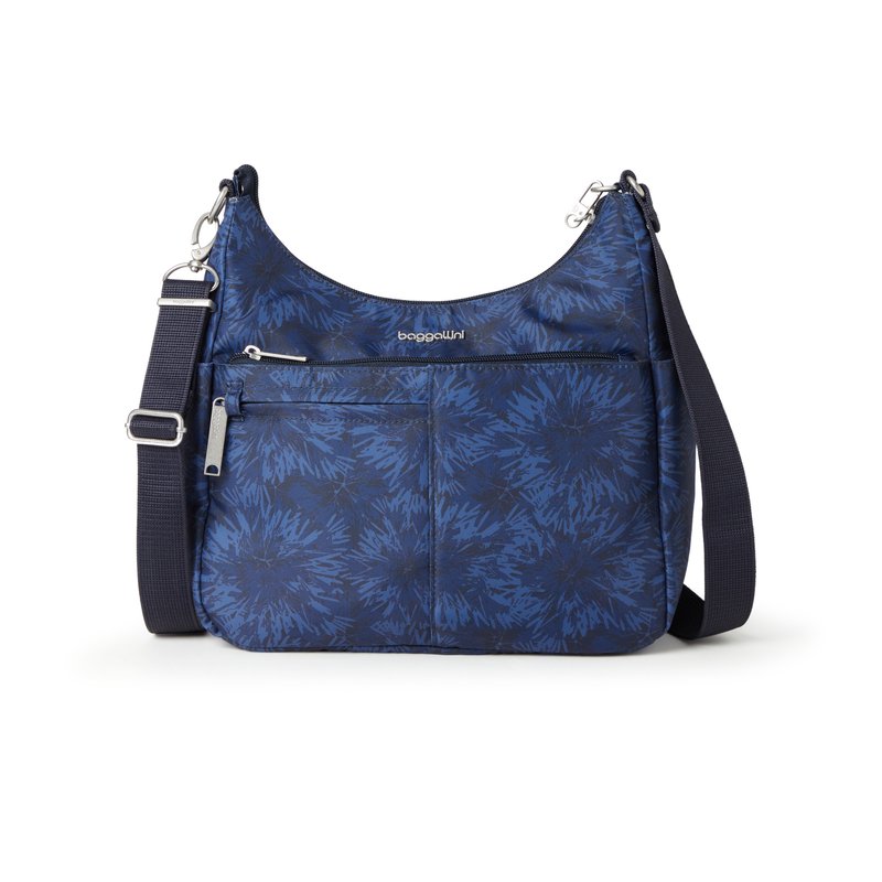 Baggallini Anti-theft Free Time Crossbody Bag In Blue