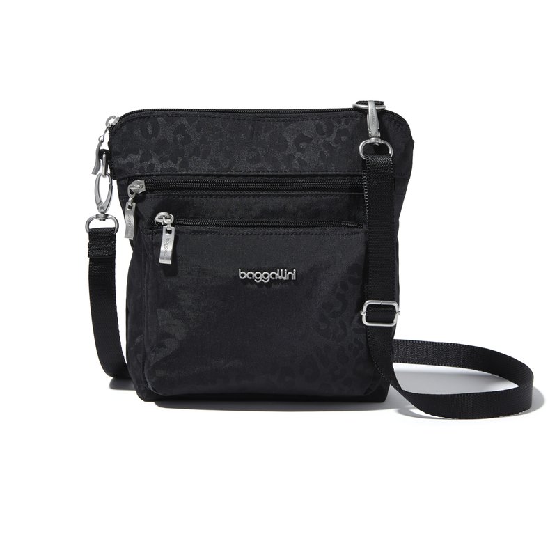 Shop Baggallini Women's Modern Pocket Crossbody Bag In Black