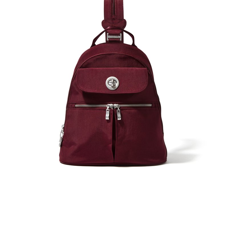 Baggallini Naples Convertible Backpack In Red