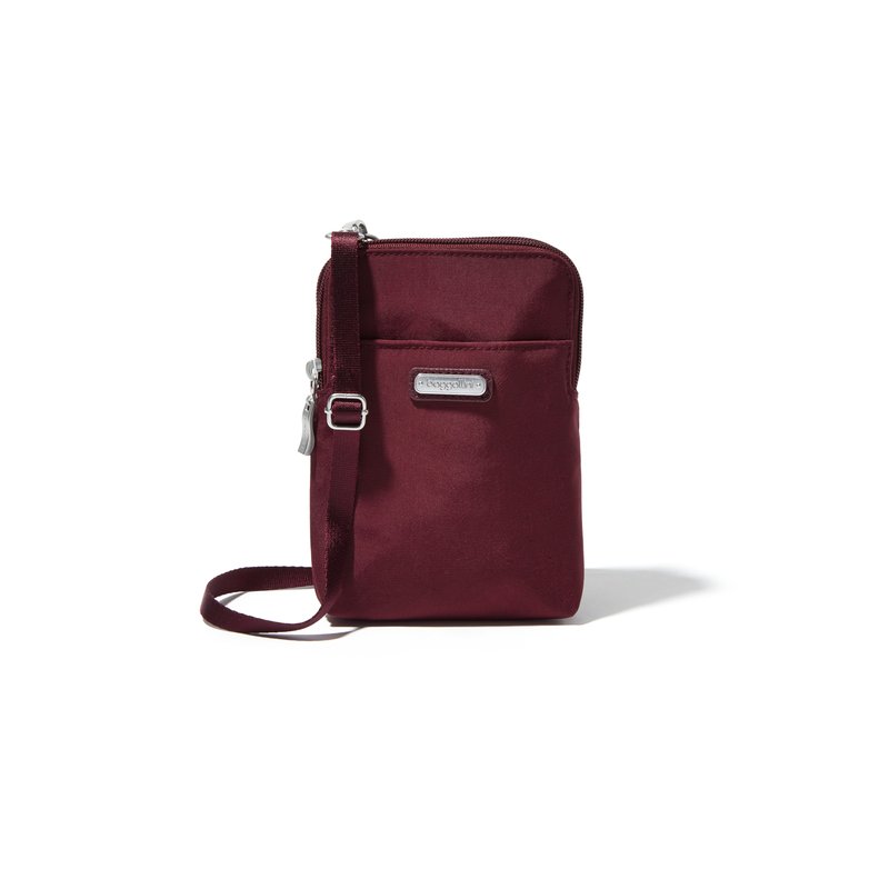 Baggallini Take Two Rfid Bryant Crossbody In Red