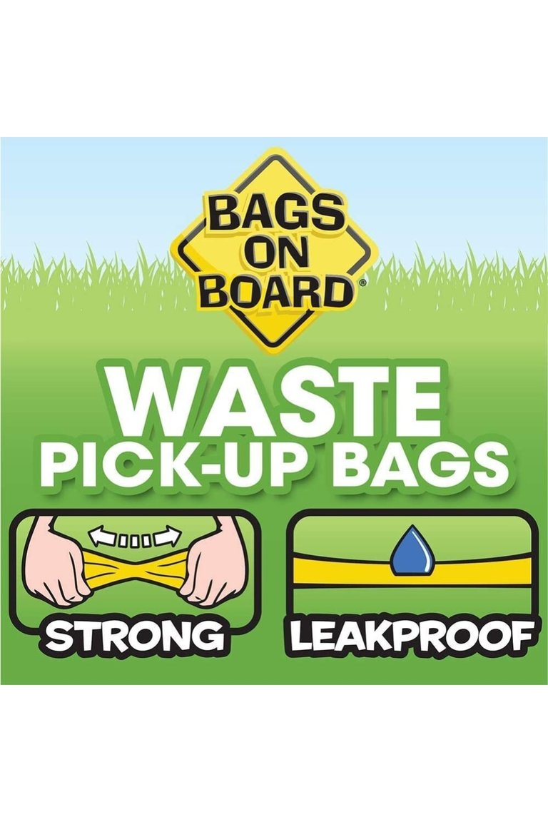 Bags On Board Dog Poop Bags (Pack of 140) (Multicolored) (One Size)