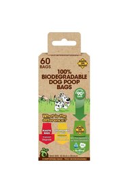 Bags On Board Dog Poop Bags (Pack of 60) (Multicolored) (One Size) - Multicolored