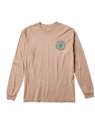 Eye See A Succulent - Champagne  Šalta Long Sleeve Graphic T-shirt - Brown