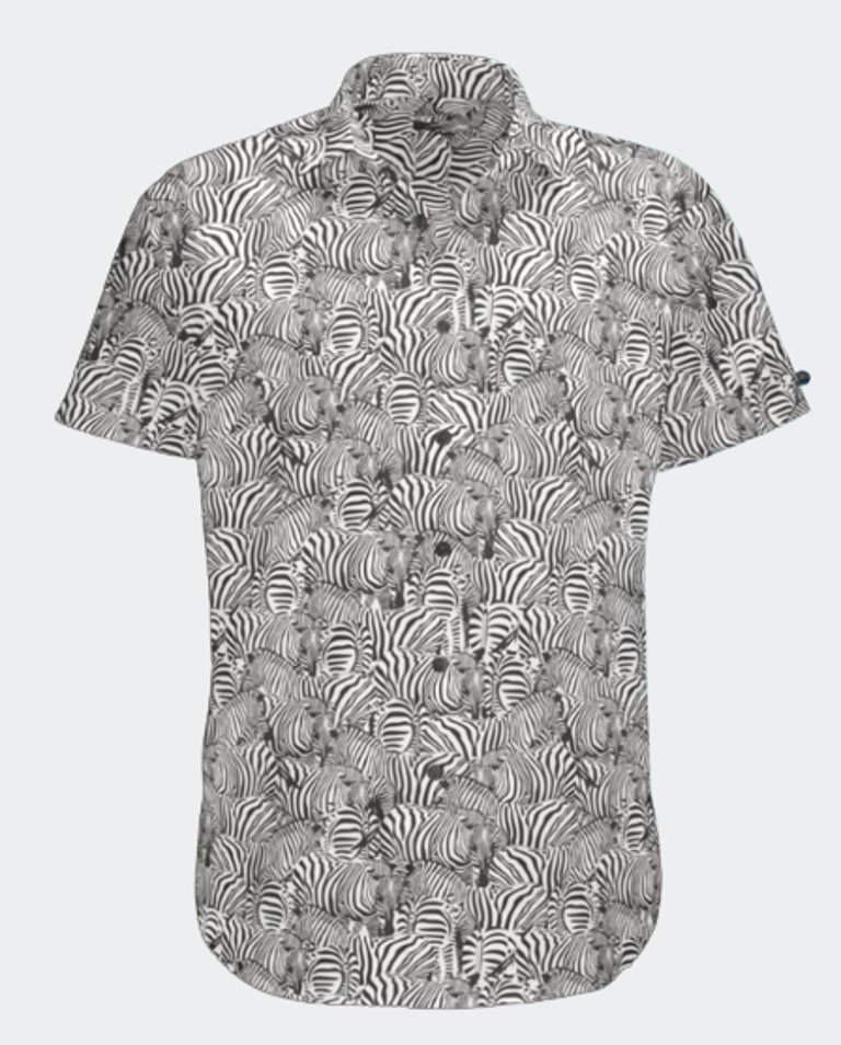 Too Many Lines - Black 7-Seas™ Button Up - Black