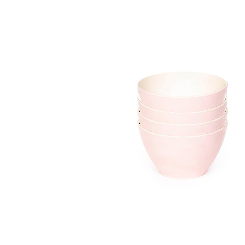Bamboozle 4-piece Blate Soup Bowl Set (6-inch) In Pink