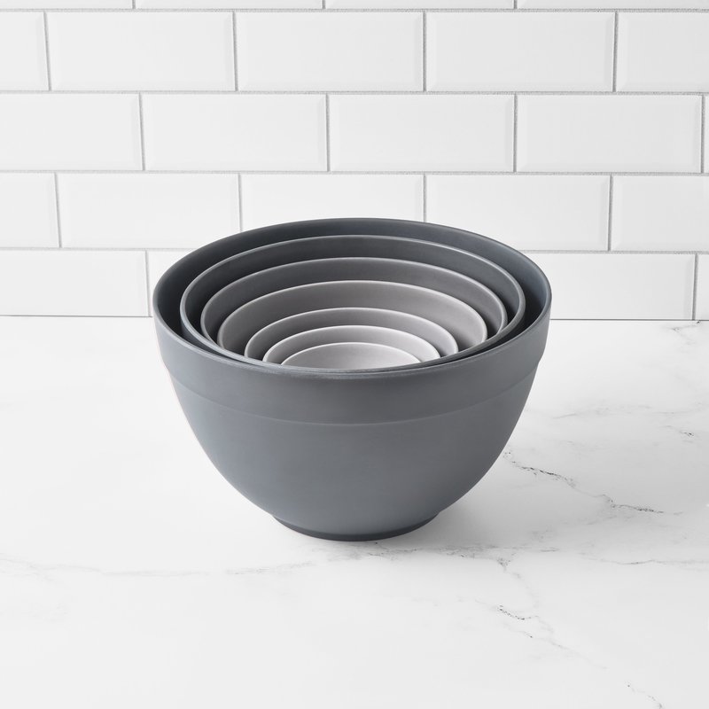 Bamboozle 7-piece Nesting Bowls In Grey