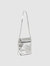 What's For Lunch? Square Lunch Bag - Metallic Silver