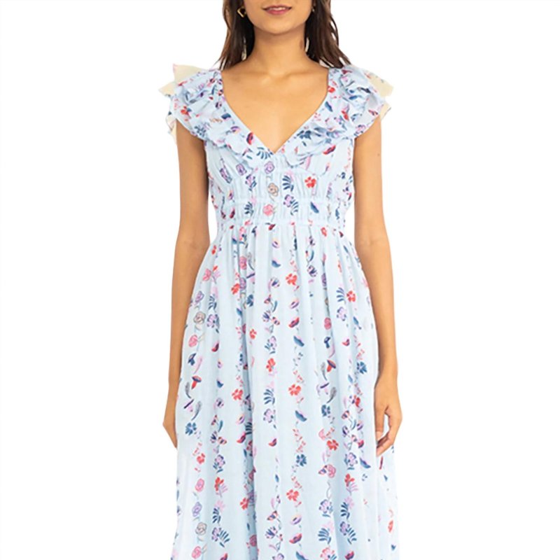 Shop Banjanan Maya Dress In Blue
