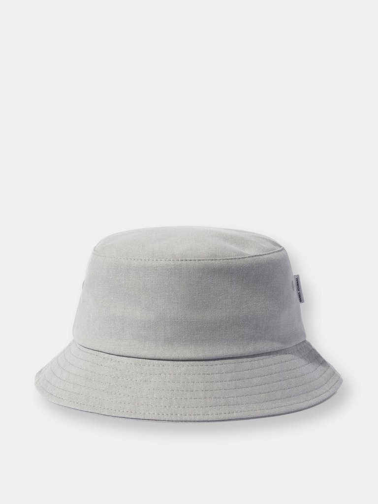 Primary Linen Bucket Hat - Washed Grey