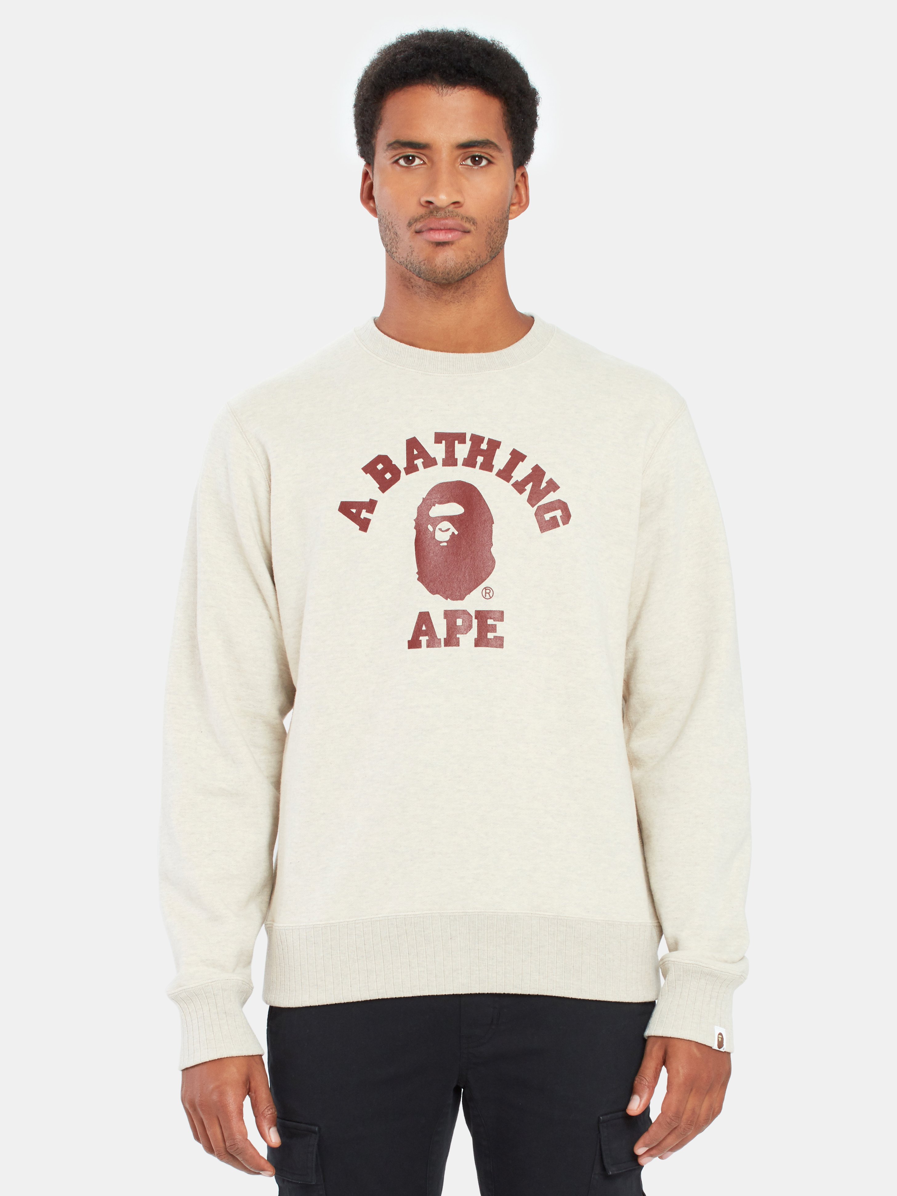 BAPE College Crewneck Sweater | Verishop