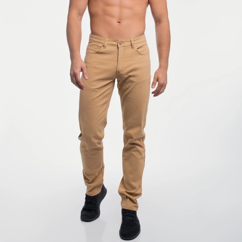 Barbell Apparel Athletic Fit Chino Pant In Brown