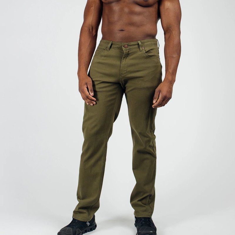 Barbell Apparel Athletic Fit Chino Pant In Green