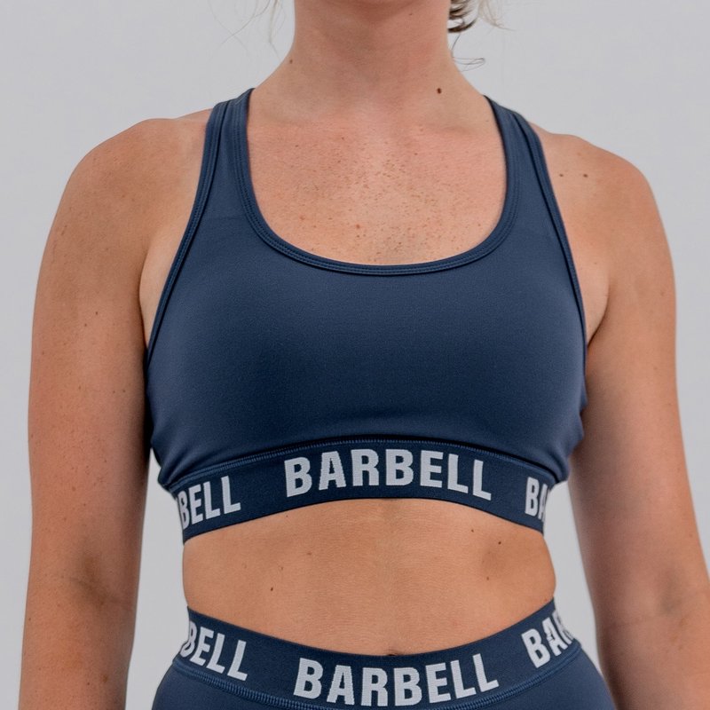 Barbell Apparel Barbell Sports Bra In Blue