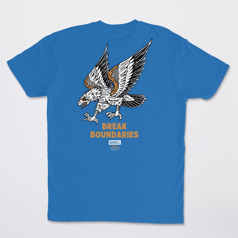 Barbell Apparel Eagle Tee In Blue