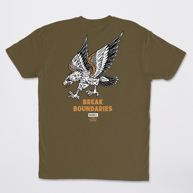 Barbell Apparel Eagle Tee In Green