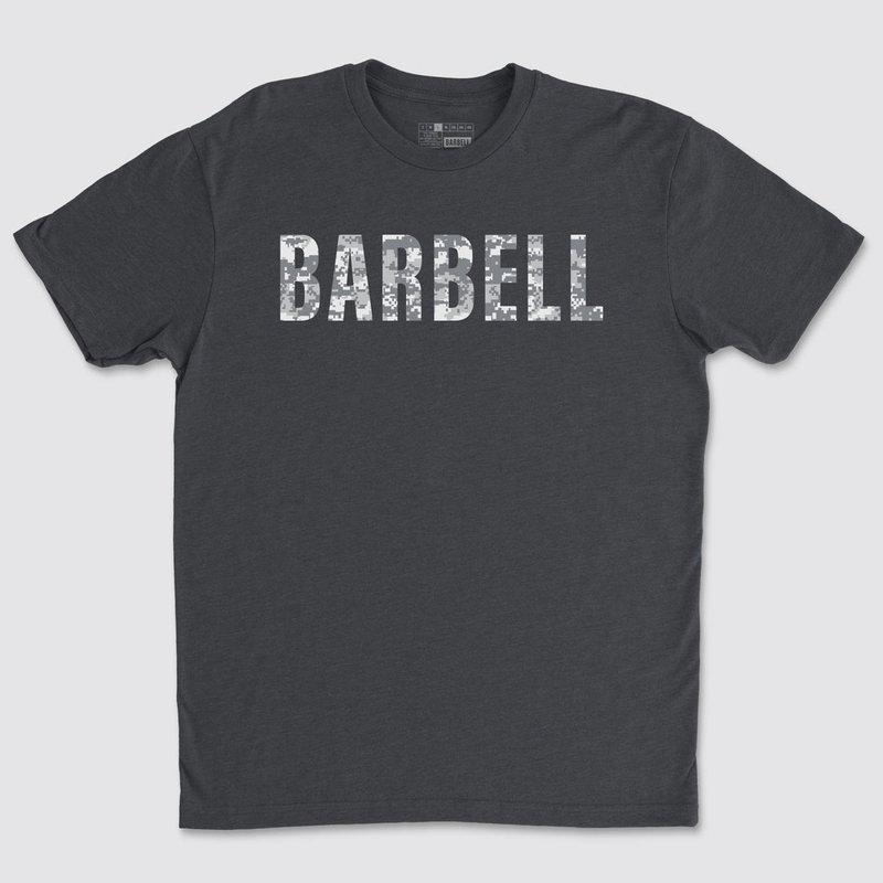 Barbell Apparel Oscar Mike Tee In Grey