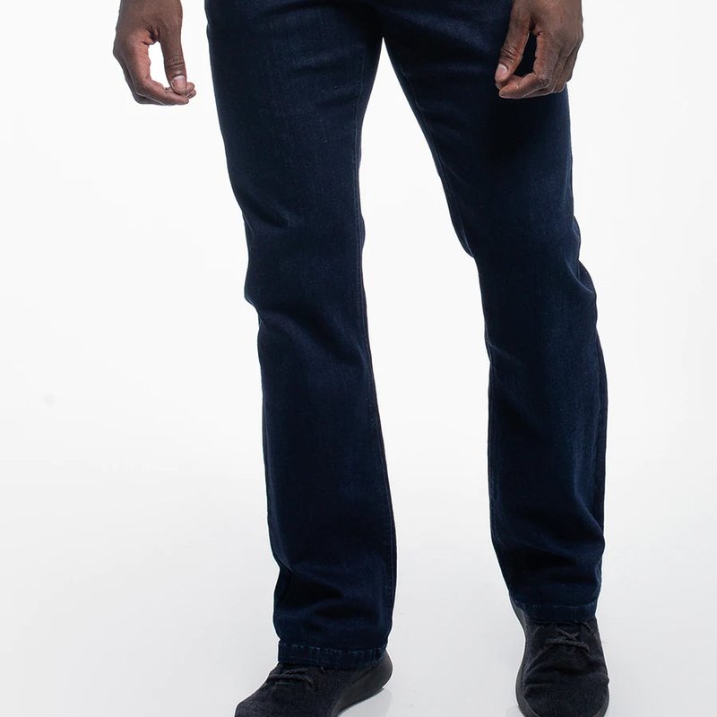Barbell Apparel Relaxed Athletic Fit Jeans In Blue
