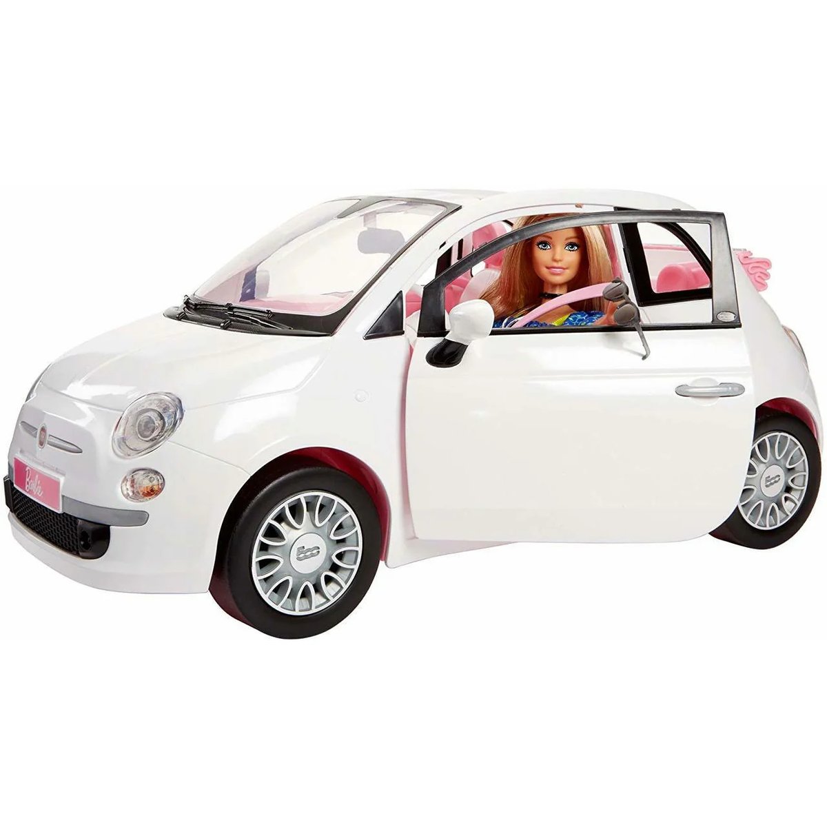 los van straffen rook Barbie Fiat 500 Car and Doll | Verishop