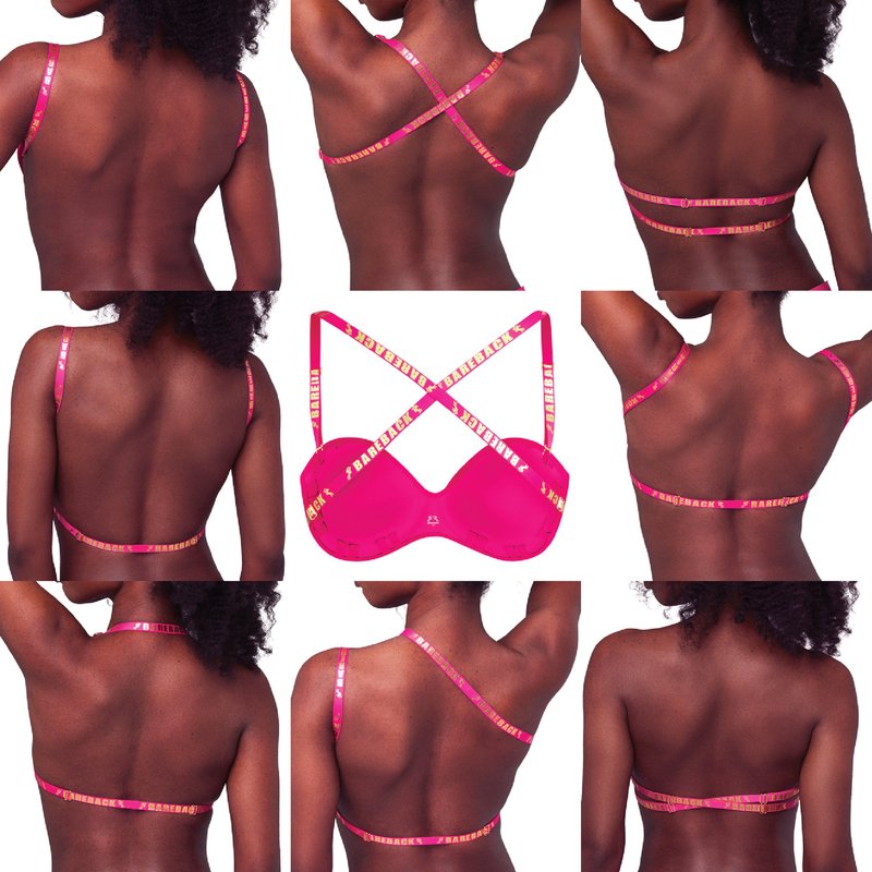 Bareback Premium Multi-way Sexy Back Bra™ In Pink