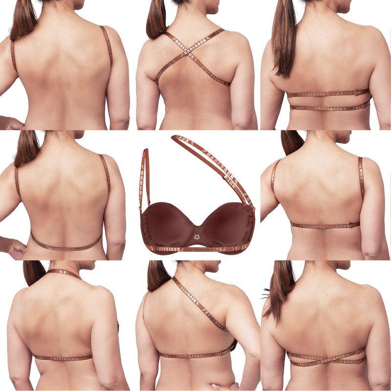 Bareback Premium Multi-way Sexy Back Bra™ In Brown