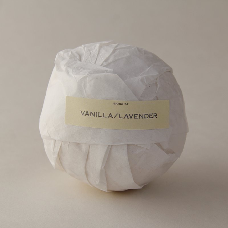 Barkhat Lavender/vanilla Bath Bomb In White