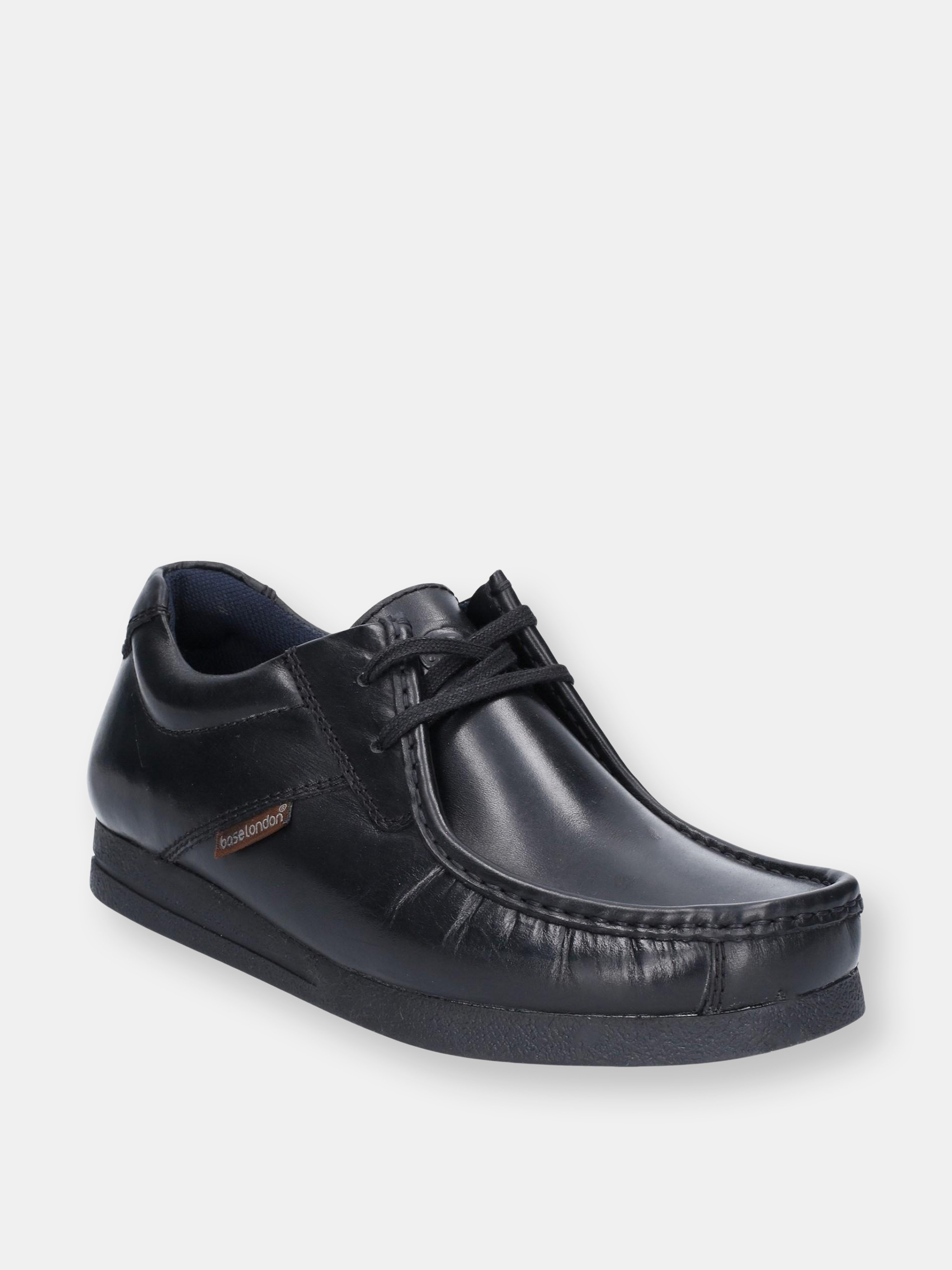 BASE LONDON BASE LONDON MENS LEATHER EVENT WAXY LACE UP SHOE