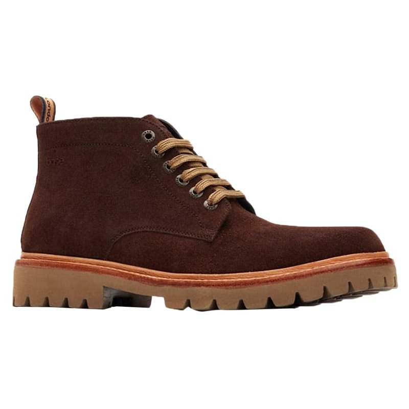 Base London Mens Grafton Suede Ankle Boots In Brown