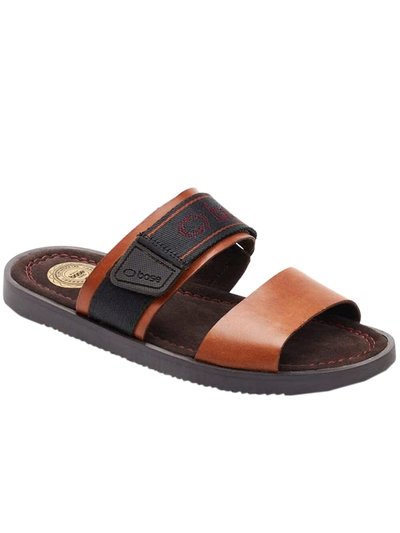 Base London Mens Tangier Strappy Leather Sandals - Tan product